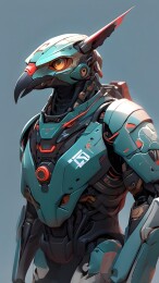 人形机甲战士形象