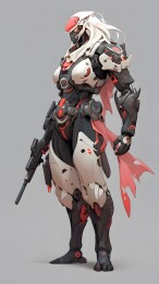 人形机甲战士形象