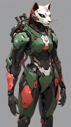 人形机甲战士形象