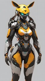 人形机甲战士形象