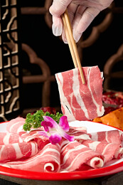 内蒙草原羔羊肉片