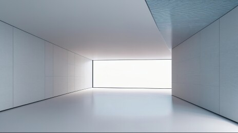  空旷的现代室内空间主题