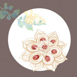 非遗蒸花馍插画