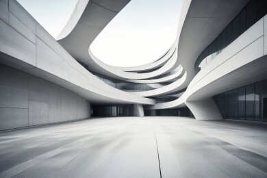 现代建筑的抽象空间主题