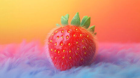 时尚草莓造型道具