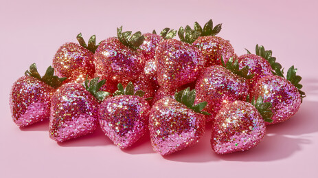 时尚草莓造型道具