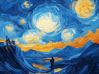 抽象油画