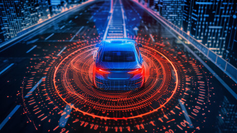 科技新能源电动汽车辅助驾驶插图