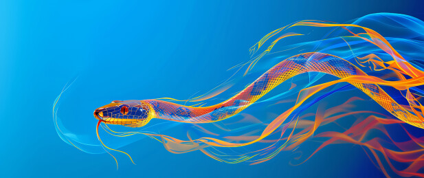 新年蛇年卡通动漫蛇系列背景