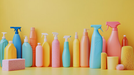 清洁用品插画