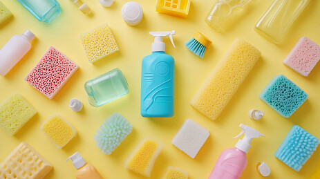 清洁用品插画