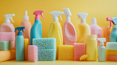 清洁用品插画