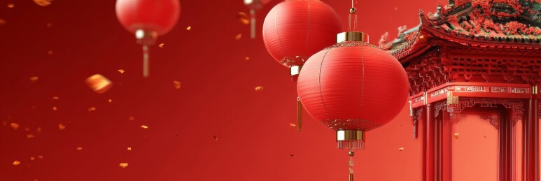 中国新年红灯笼