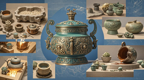 中华文化传统工艺手法青铜器制作插图