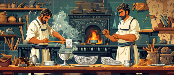 传统文化手工艺银饰制作