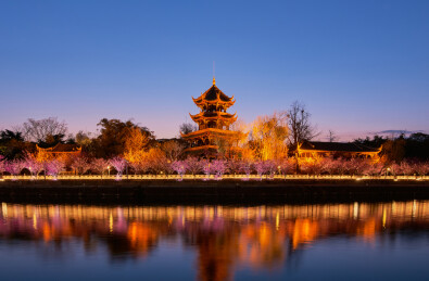 中国四川成都望江楼公园崇丽阁