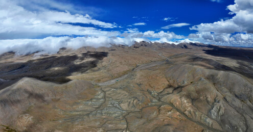 青海省玉树州青昆仑山世界地质公园昆仑山口