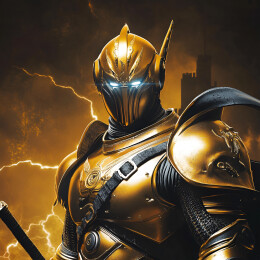 一个身穿铠甲的勇士