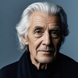 欧美睿智男性人物肖像