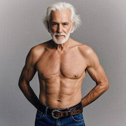 欧美睿智男性人物肖像