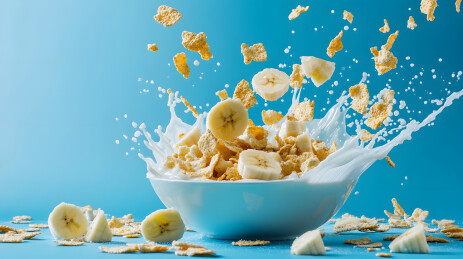 健康低脂麦片食物