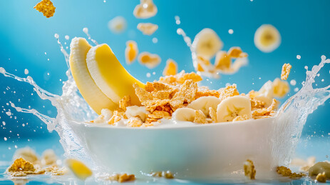 健康低脂麦片食物