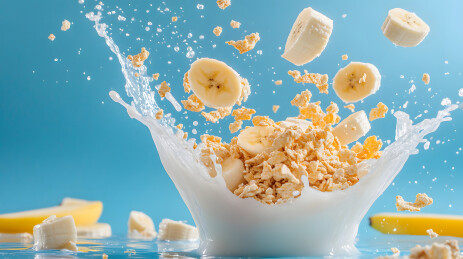 健康低脂麦片食物