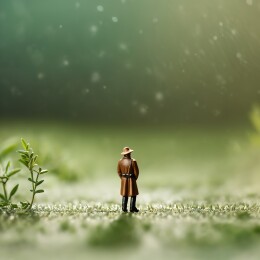 微缩世界的小旅行者主题