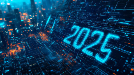 2025年新年文字背景图