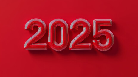 2025年新年文字背景图