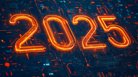 2025年新年文字背景图