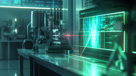 高科技感粒子对撞空间缝隙