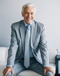 欧美老年男性人物商务形象照