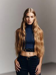 欧美女性模特时尚肖像