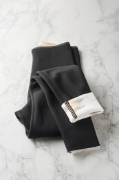 冬款加厚加绒保暖外穿鲨鱼裤