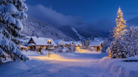 冬季滑雪场