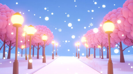 下雪场景