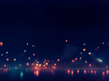 夜空中的灯光主题