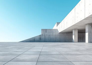 现代城市建筑道路平台