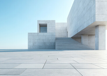 现代城市建筑道路平台