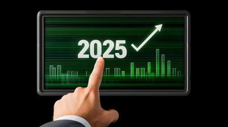 商人指着2025年增长预测