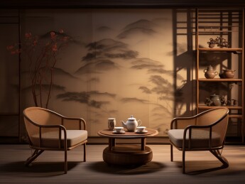 简约茶室意境空间
