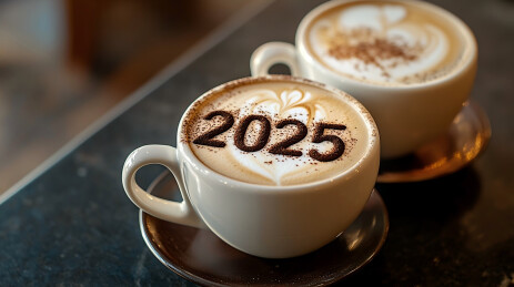 2025新年咖啡拉花
