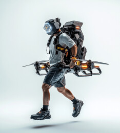 个人飞行装备概念图 