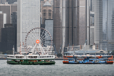 香港维多利亚港风光