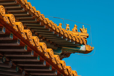 古建筑屋檐细节