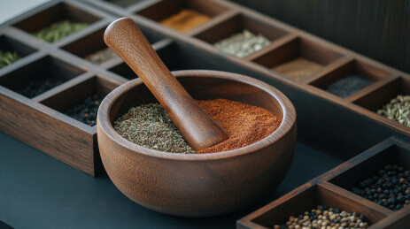 香料研磨器中的混合香料