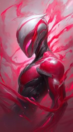 红色能量装甲战士