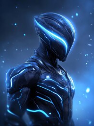 未来战士蓝色装甲