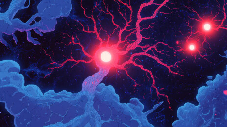 神经元网络与突触连接